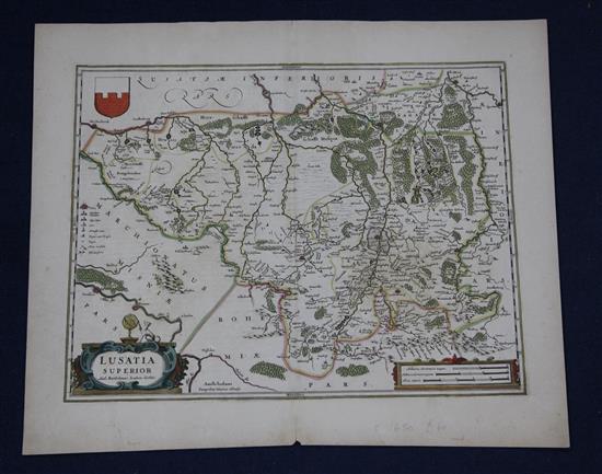 A collection of seven unframed engraved maps:-